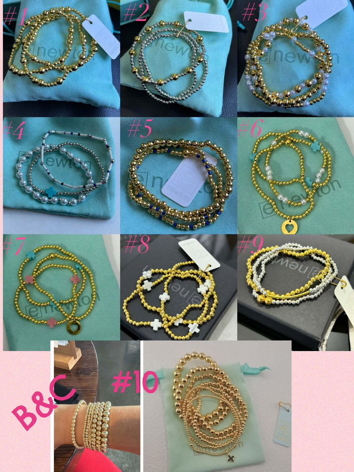 E bracelet stacks! #ebraceletstacks