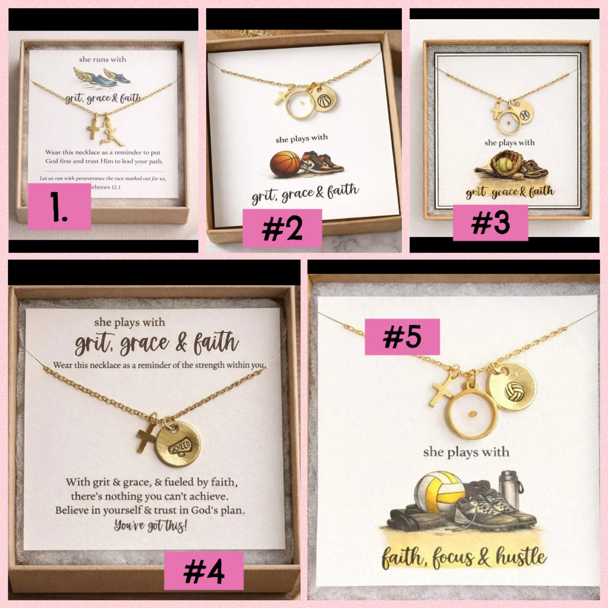 Mustard seed sports necklaces ❤️#mustardseednecklace