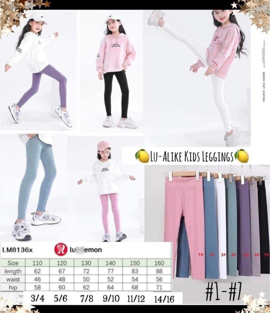 Lu youth leggings!! #yLU25