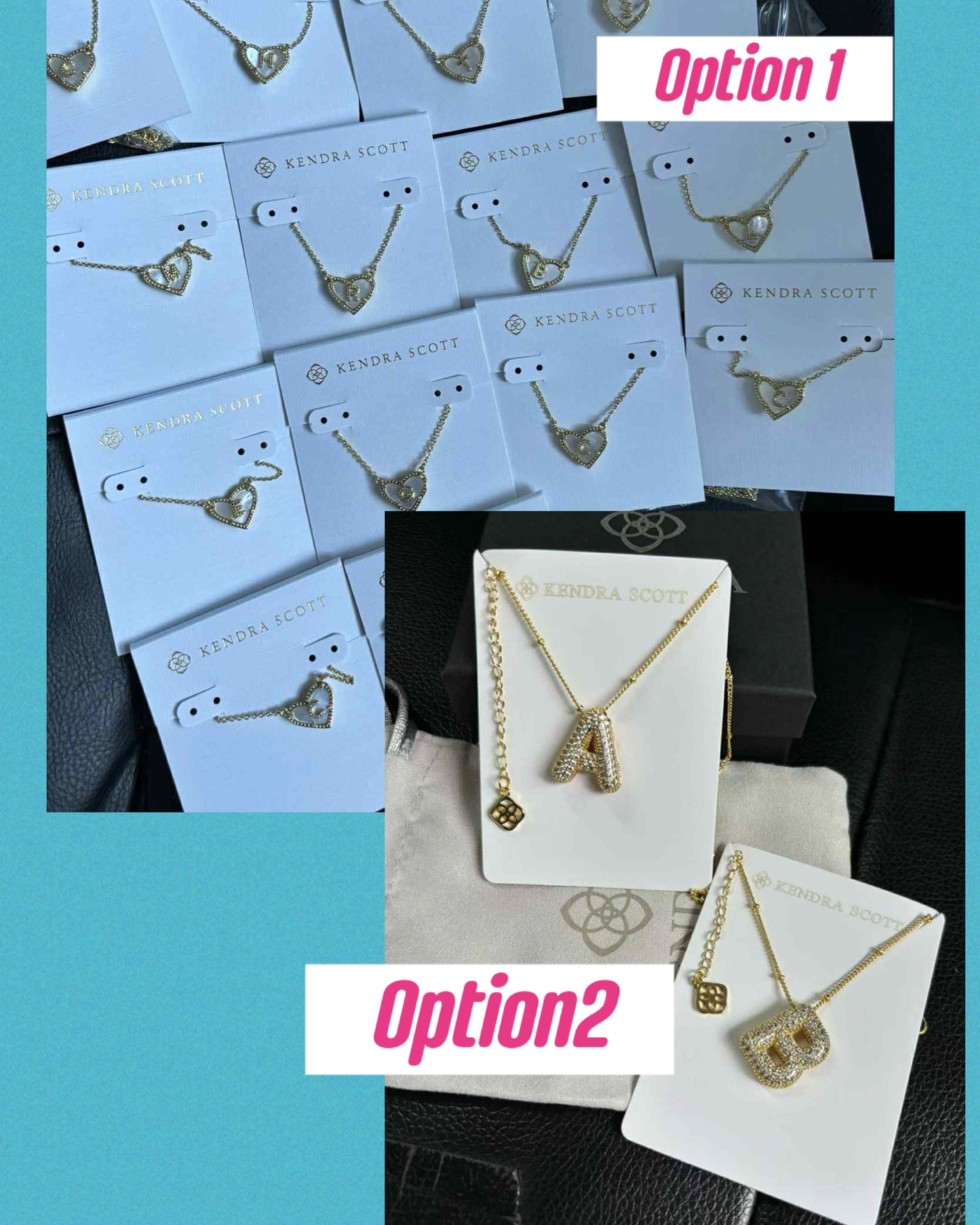 Initial necklaces! #initialnecklace25