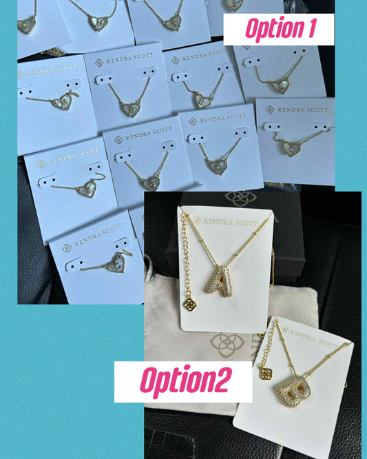 Initial necklaces! #initialnecklace25