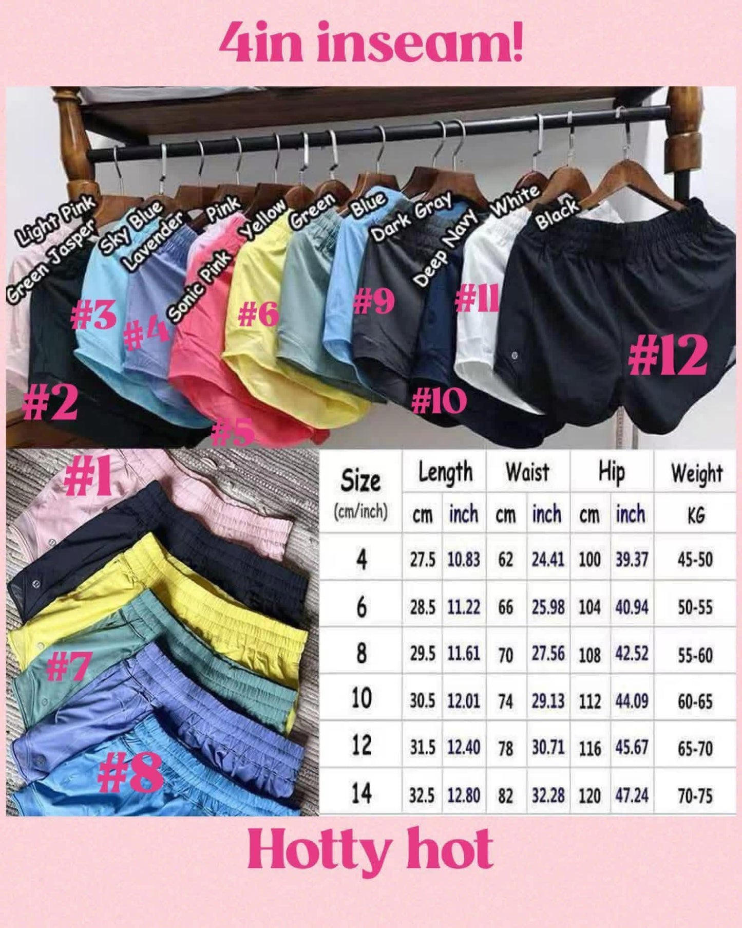 4in inseam hotty hot! #4hh26