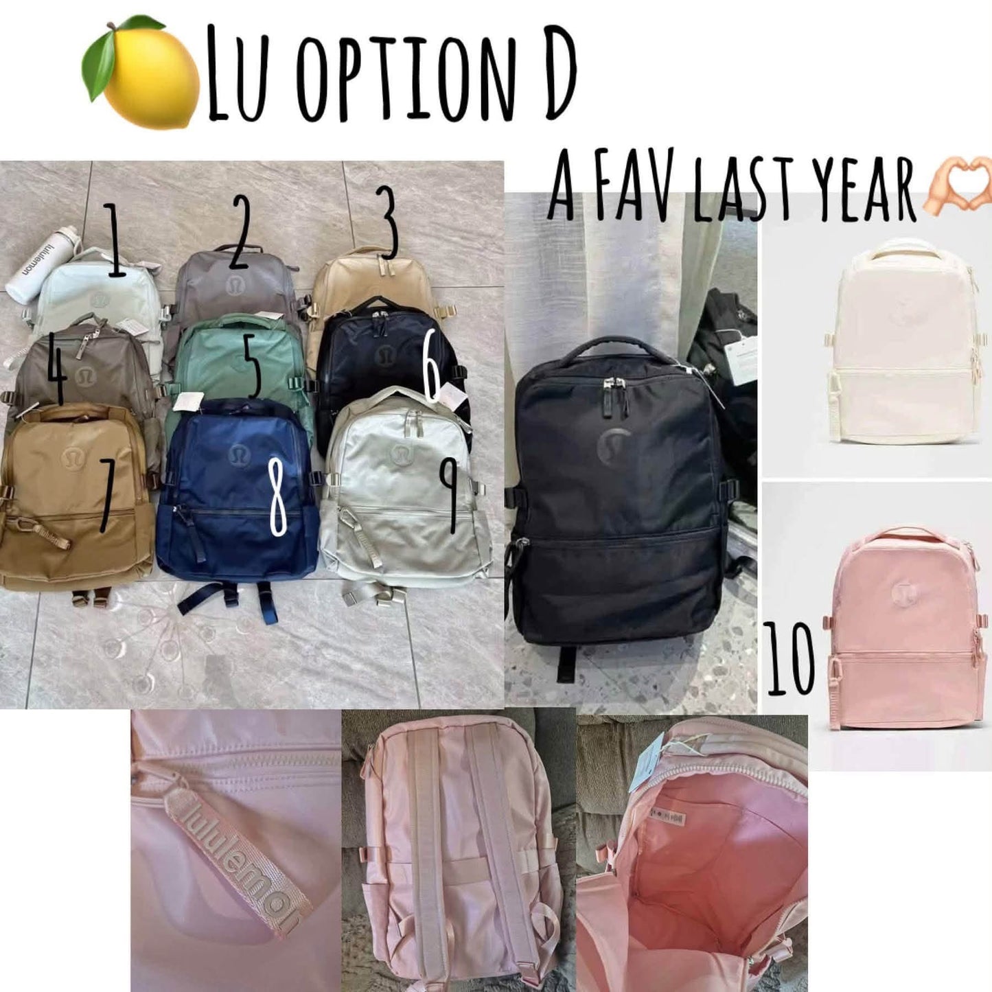 Option D #lulubackpackD26