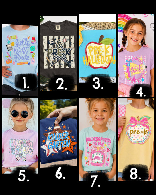 Back to school shirts! #back2school