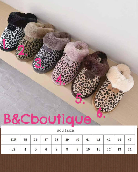Leopard U slippers! #leoparduslipper