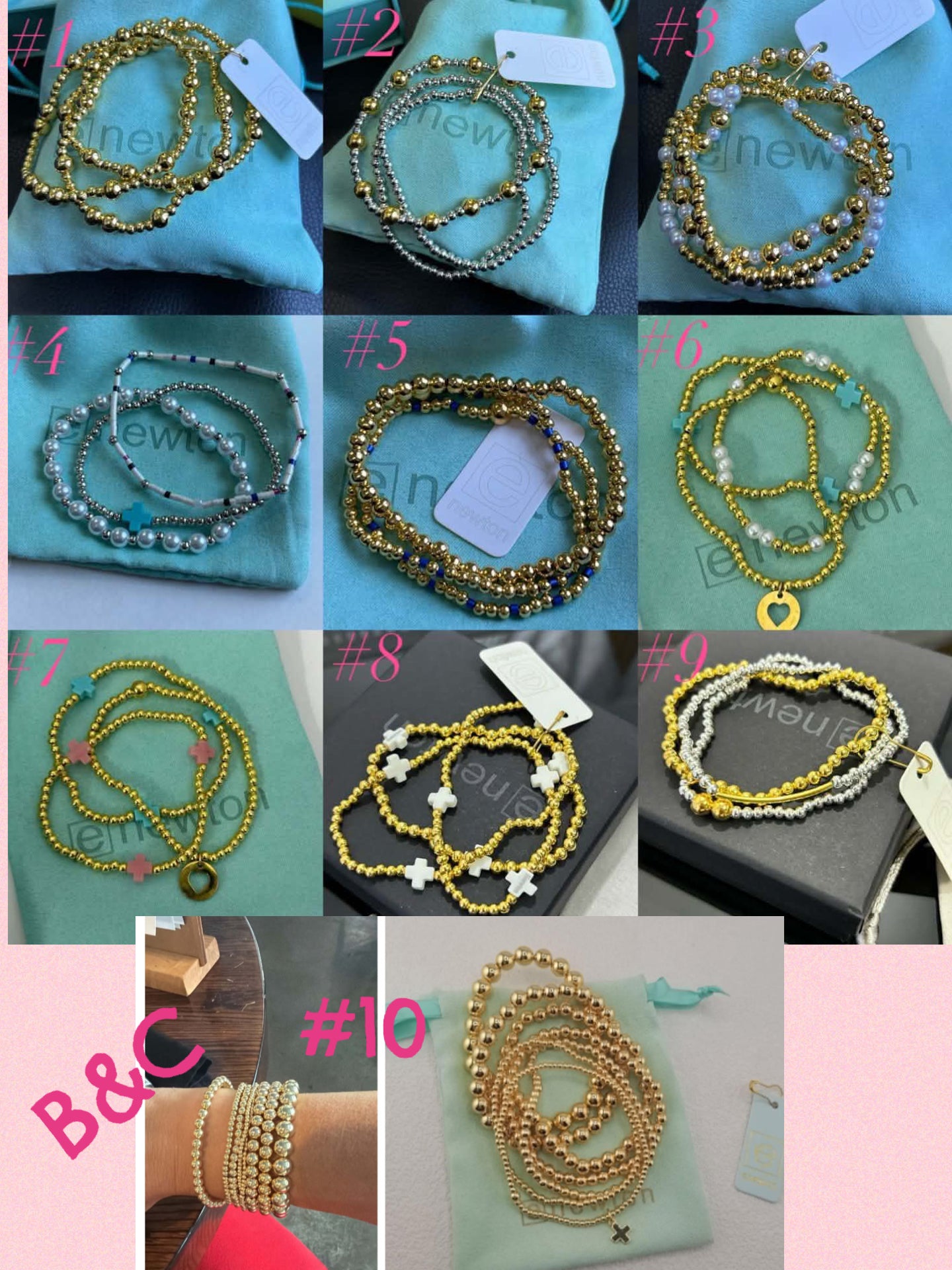E bracelet stacks! #ebraceletstacks