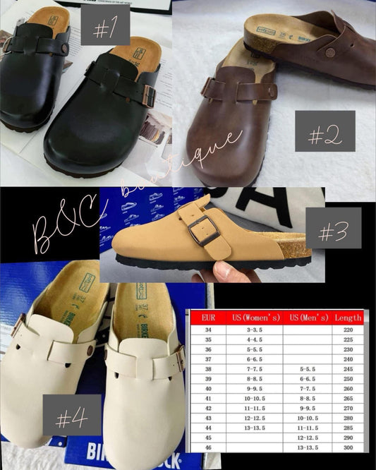 Leather clogs!2! #clogsleather2